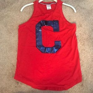 PINK Cleveland Indians tank
